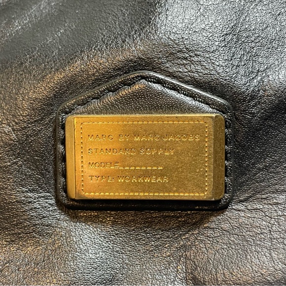 Marc by Marc Jacobs black leather bowler bag - Picture 3 of 12